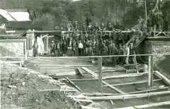 Dokončení stavby regulace 1936