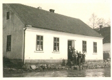 Domek Kaderkových při povodní v roce 1942