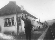 Pan František Ducháček na hradle Dlouhá
