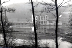Textilní továrna a rybníky firmy Freund  Muzlov - rok 1975