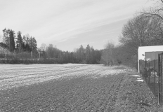 Pohled na trať od správní budovy vodáren města Brna