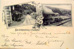 Pohlednice ze stavby I. brněnského vodovodu
