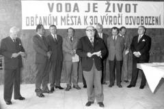 Slavnostní zahájení provozu II. brněnského vodovodu 1975